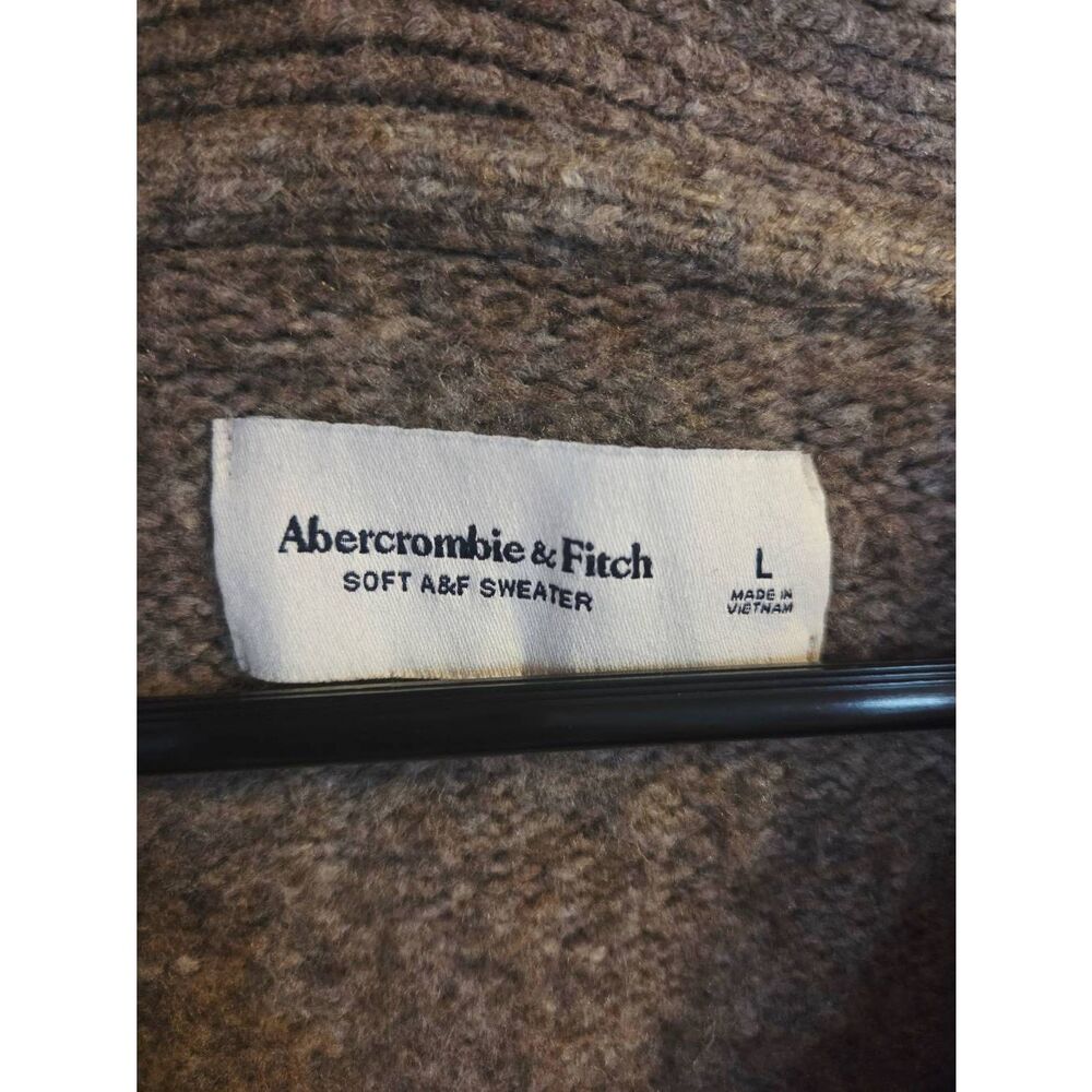Abercrombie & Fitch Soft A&F Oversized Dad Cardigan Sweater Size Large - Picture 2 of 4